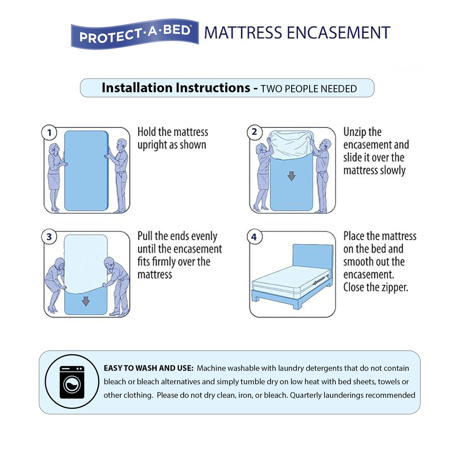 AllerZip BugLock Plus Bed Bug Mattress Encasement