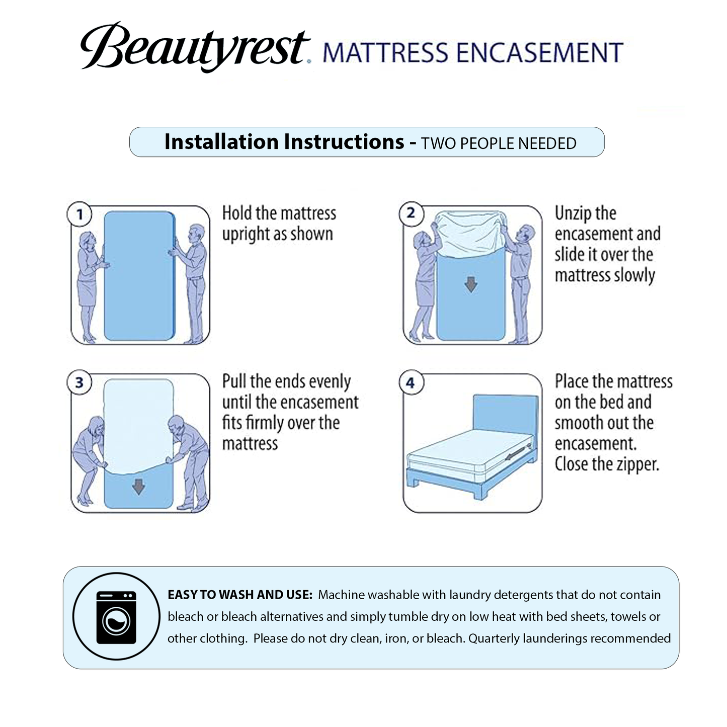 Beautyrest Zippered Mattress Encasement