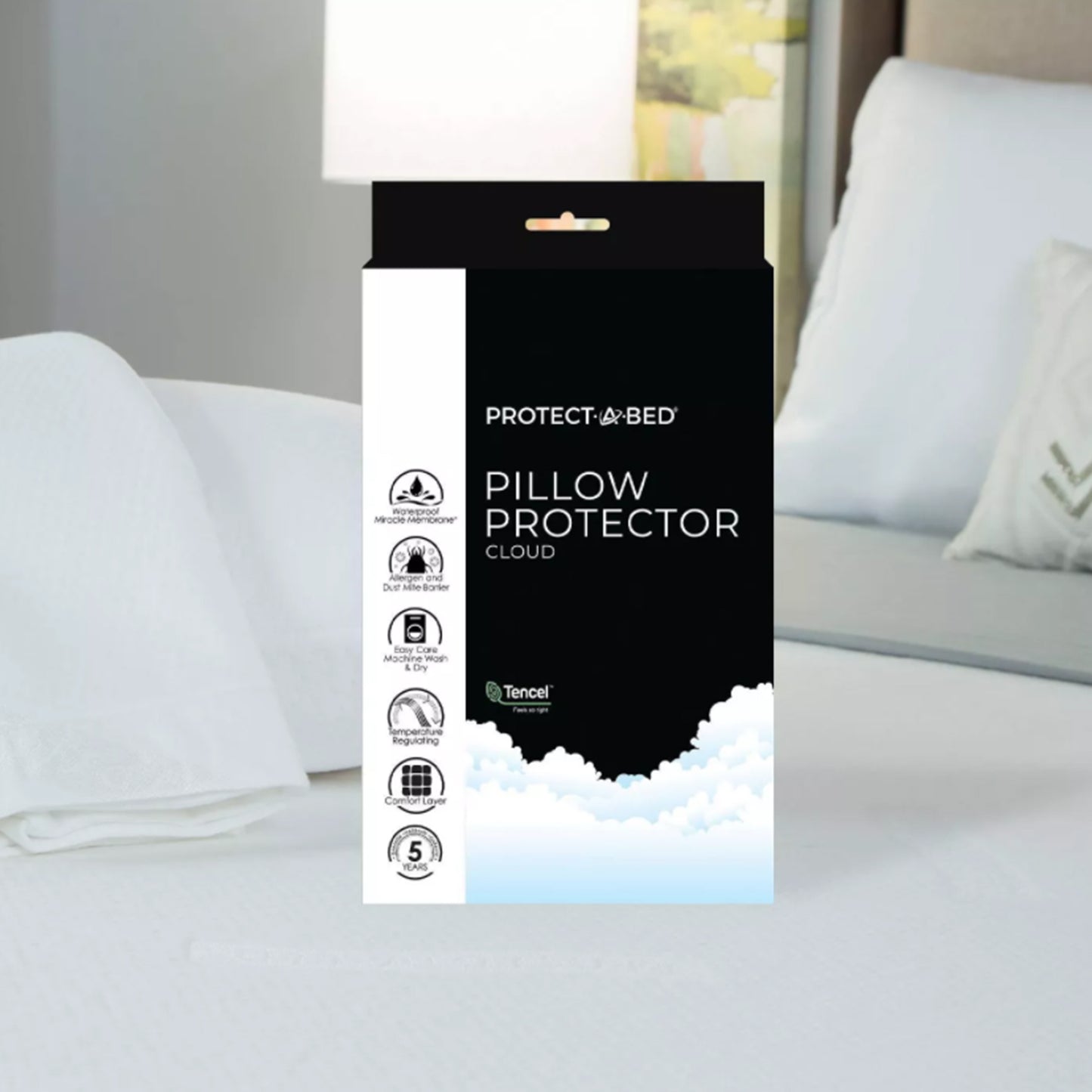 Cloud Zippered Pillow Protector
