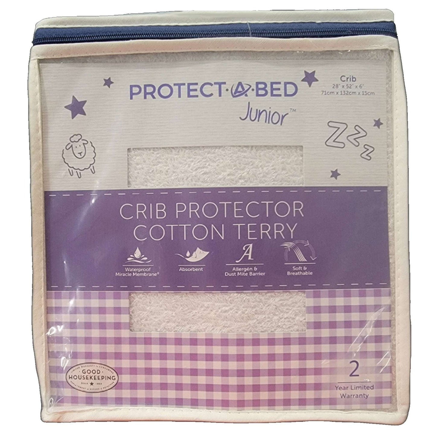 Cotton Terry Crib Mattress Protector