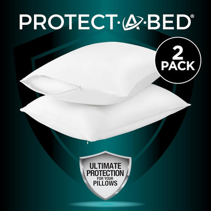 AllerZip Zippered Pillow Protectors - (2pk)