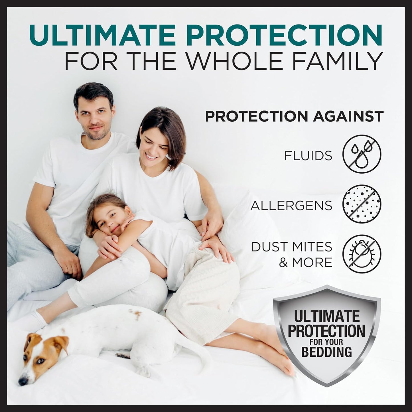 AllerZip Zippered Pillow Protectors - (2pk)