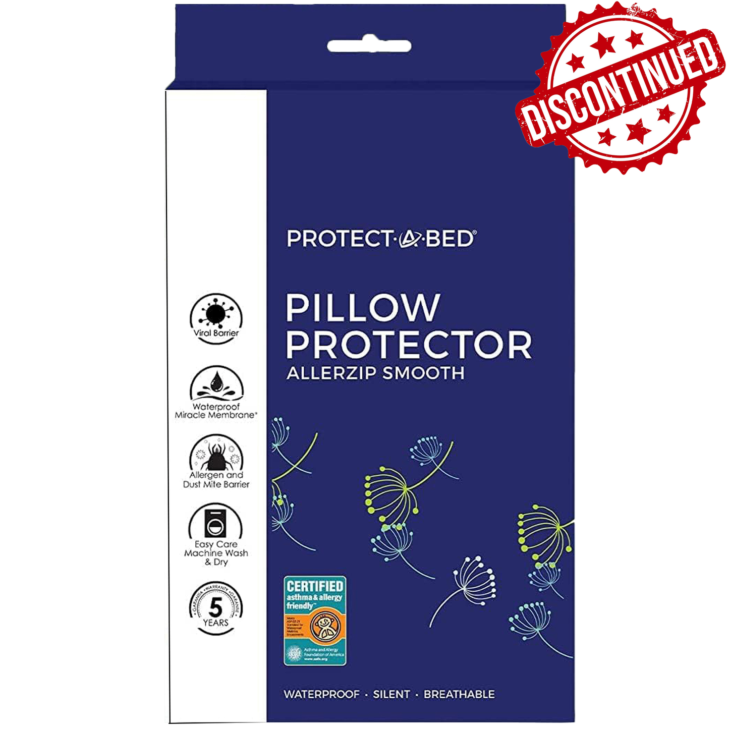 AllerZip Zippered King Pillow Protectors (2pk)