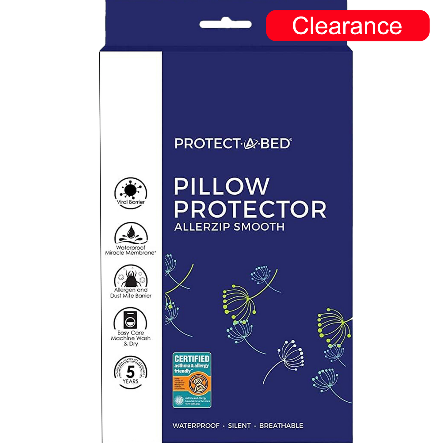 AllerZip Zippered King Pillow Protectors (2pk)