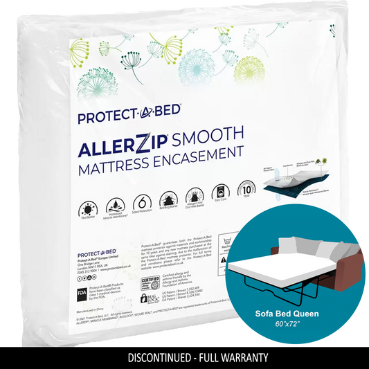 ALLERZIP Queen Sleeper Sofa Mattress Zippered Encasement