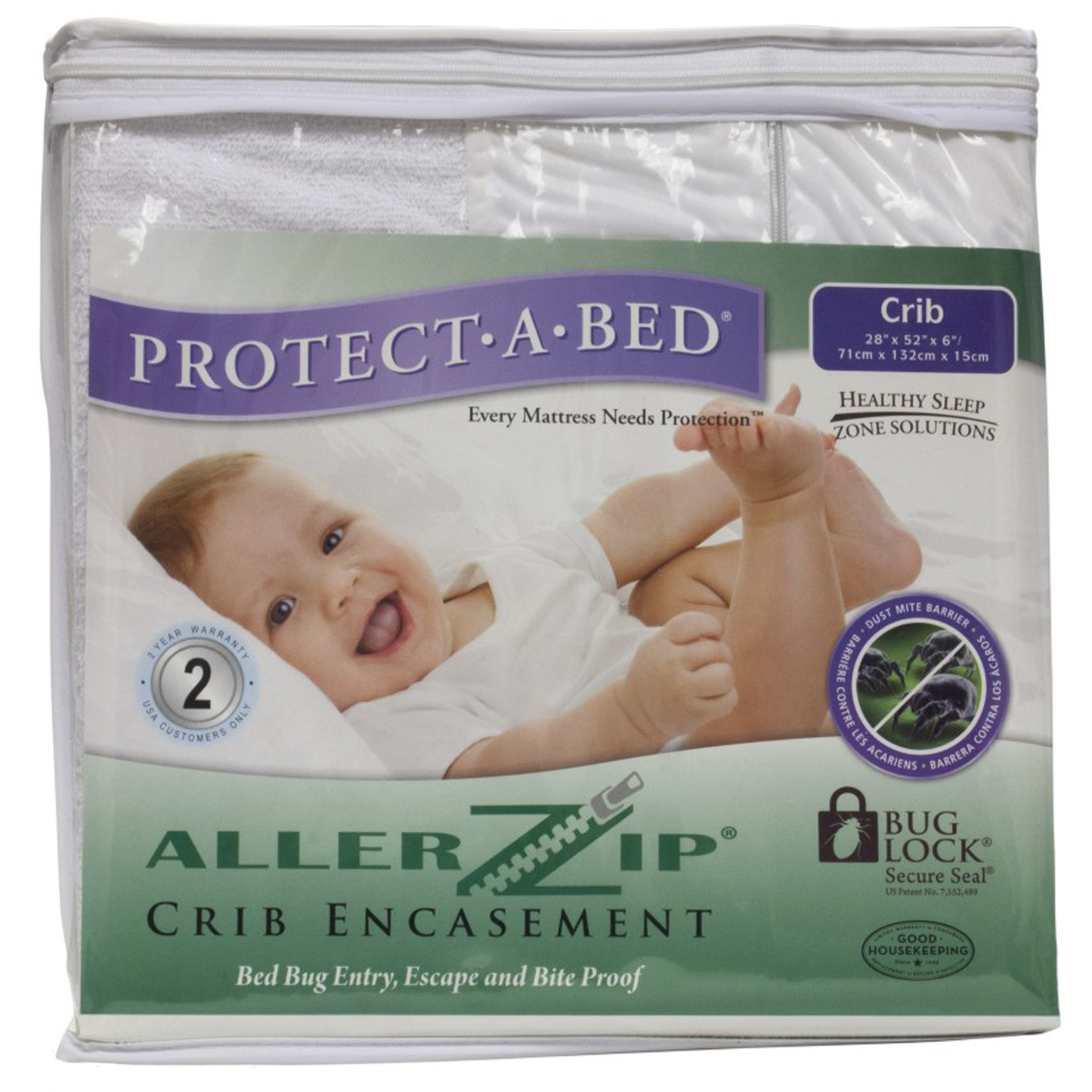 ALLERZIP Smooth CRIB 6" Mattress Encasement
