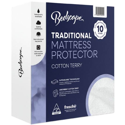 Traditional Cotton Terry Mattress Protector