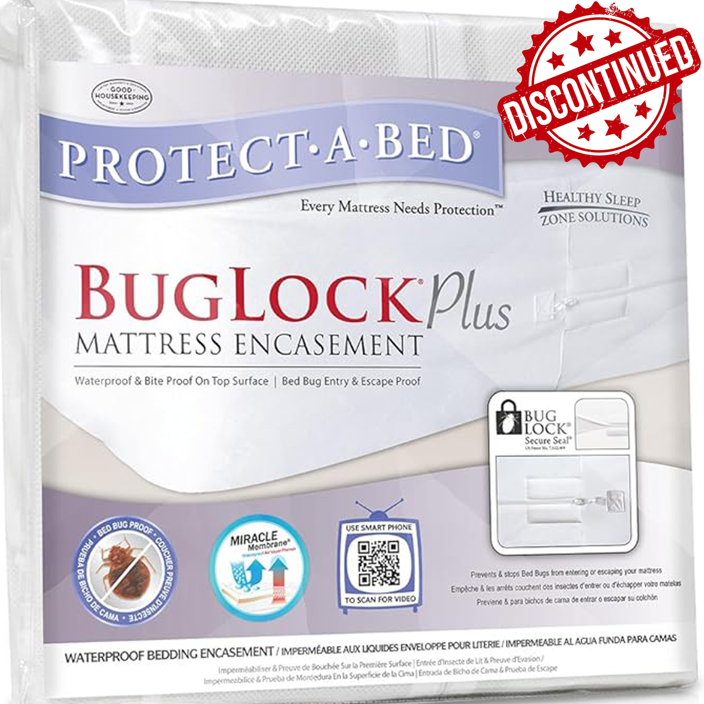 AllerZip BugLock Plus Bed Bug Mattress Encasement