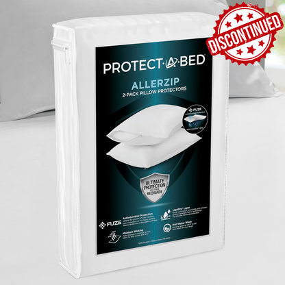AllerZip Zippered Pillow Protectors - (2pk)